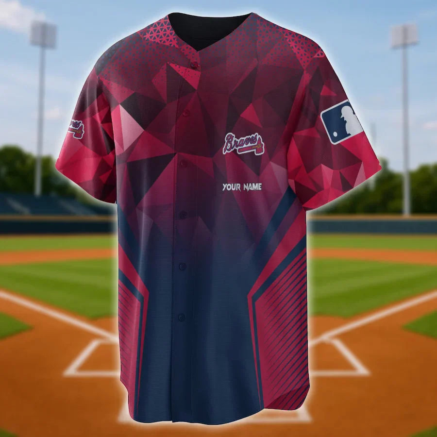 LIMITED EDITION - NEW CUSTOMIZED MLB09 ABS ATLANTA BRAVES BASEBALL JERSEY