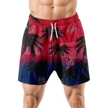 LIMITED EDITION - NEW CUSTOMIZED MLB09 ABS ATLANTA BRAVES UNISEX HAWAIIAN SHIRT & SHORTS SET