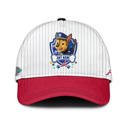 LIMITED EDITION - NEW CUSTOMIZED MLB09 ABS ATLANTA BRAVES x PAW PATROL BASEBALL JERSEY & CAP