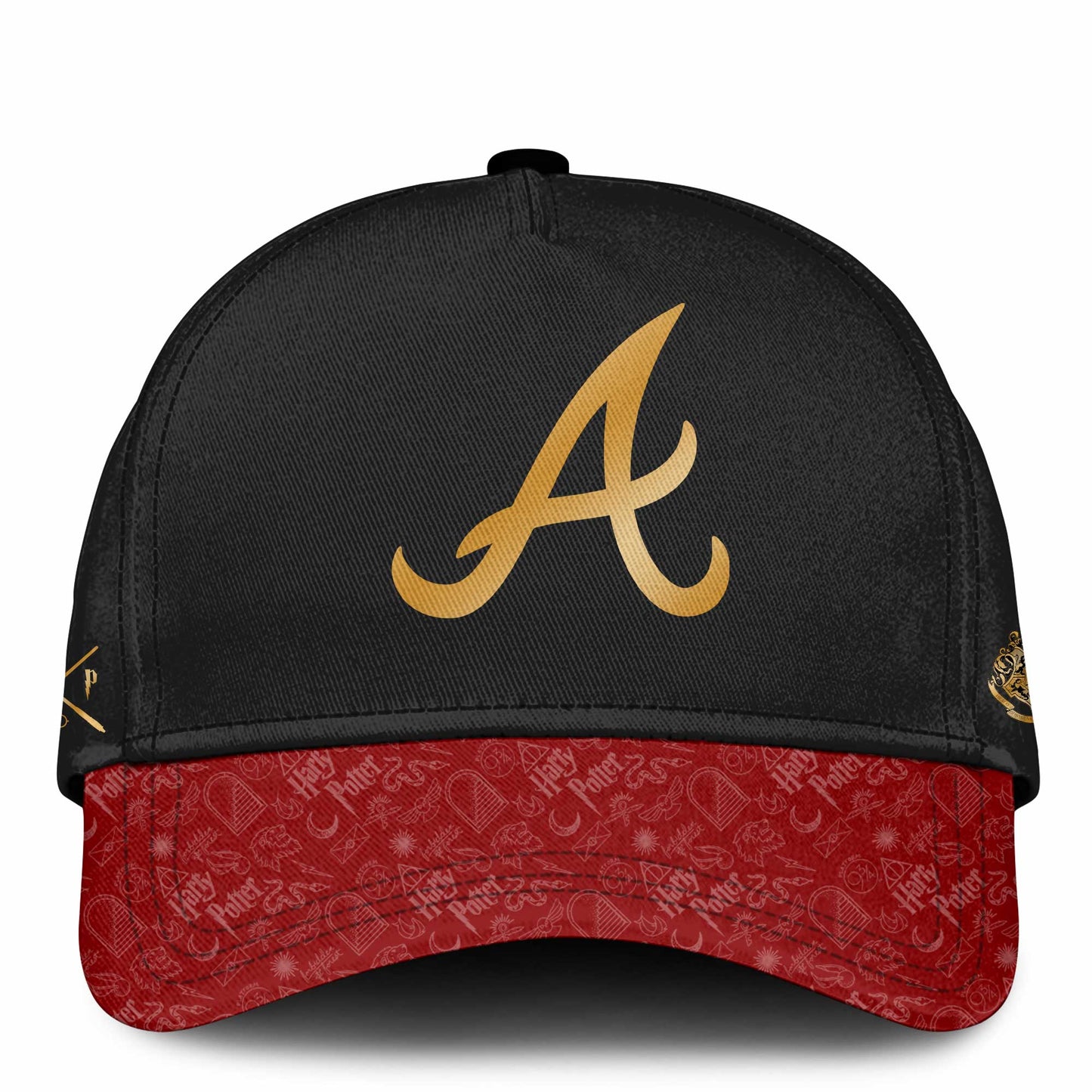 LIMITED EDITION - NEW CUSTOMIZED MLB09 ABS ATLANTA BRAVES x HARRY POTTER BASEBALL JERSEY & CAP