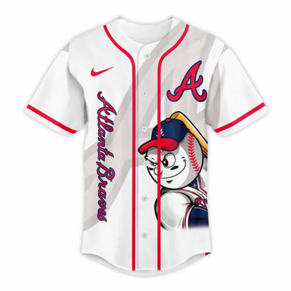 LIMITED EDITION - NEW CUSTOMIZED MLB09 ABS ATLANTA BRAVES BASEBALL JERSEY