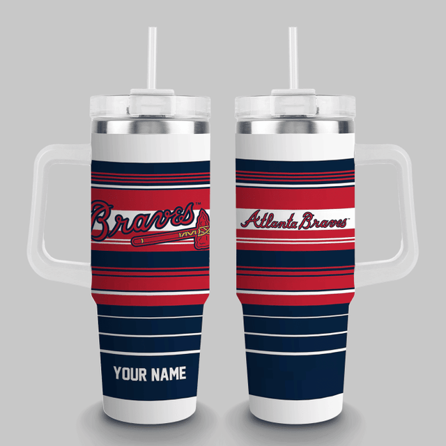 LIMITED EDITION - NEW CUSTOMIZED MLB09 AT BRAVES TUMBLER CUP