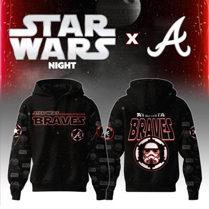 LIMITED EDITION - NEW CUSTOMIZED MLB09 AT BRAVES x STAR WARS T-SHIRT, HOODIE, ZIP HOODIE