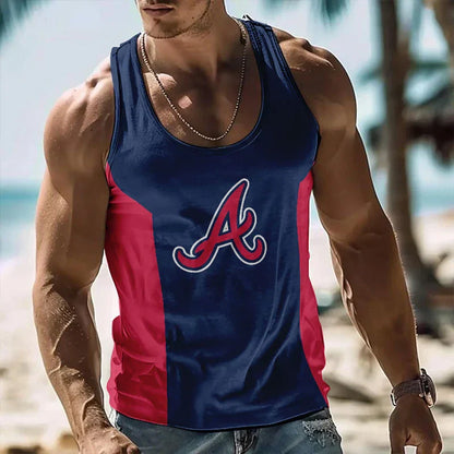 [FLASH SALE] NEW CUSTOMIZED MLB09 ATLANTA BRAVES UNISEX TANK TOP