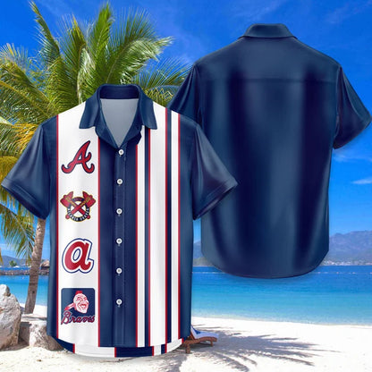 LIMITED EDITION - NEW CUSTOMIZED MLB09 ABS ATLANTA BRAVES UNISEX HAWAIIAN SHIRT