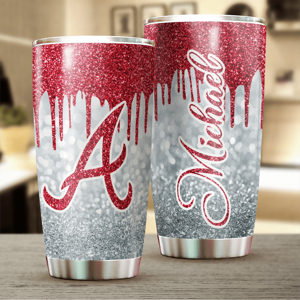 LIMITED EDITION - NEW CUSTOMIZED MLB09 AT BRAVES TUMBLER CUP