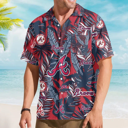 LIMITED EDITION - NEW CUSTOMIZED MLB09 ABS ATLANTA BRAVES UNISEX HAWAIIAN SHIRT