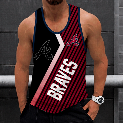 LIMITED EDITION - NEW CUSTOMIZED MLB09 ATLANTA BRAVES UNISEX TANK TOP
