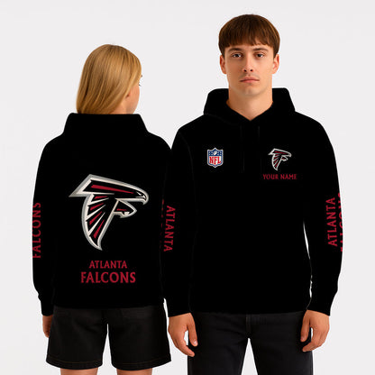 LIMITED EDITION - NEW CUSTOMIZED NFL18 ATF ATLANTA FALCONS UNISEX HOODIE