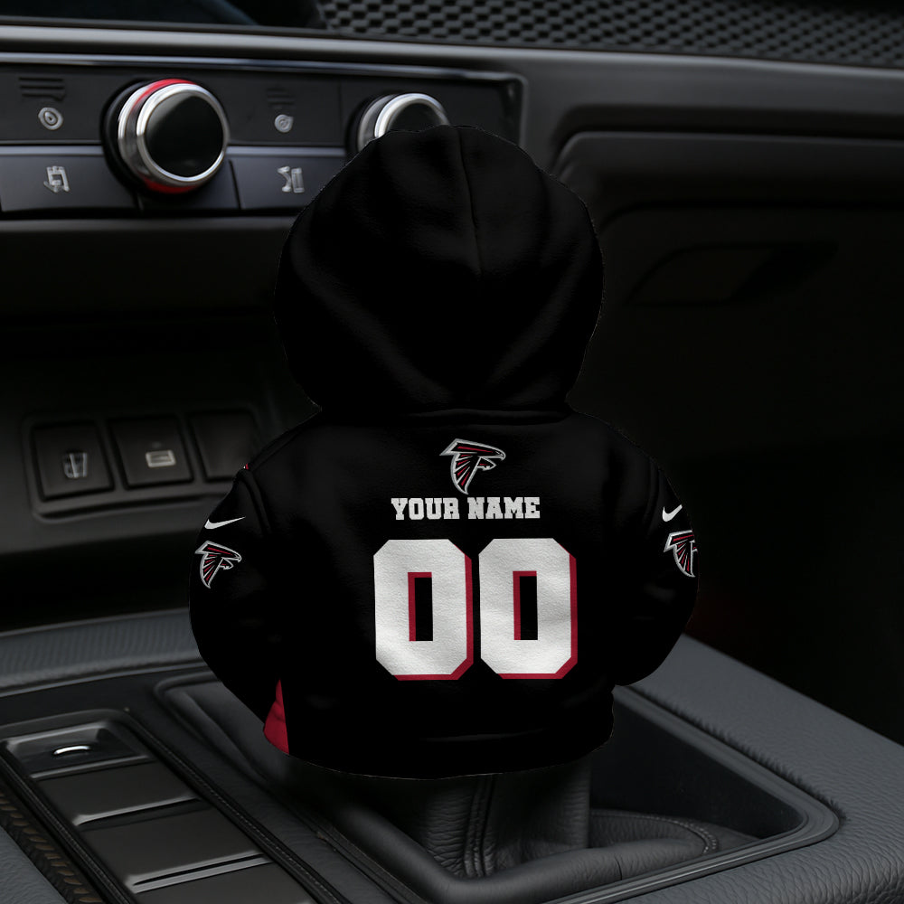 LIMITED EDITION - NEW CUSTOMIZED NFL18 ATF ATLANTA FALCONS AUTOMOTIVE HOODIE SHIFT KNOB COVER