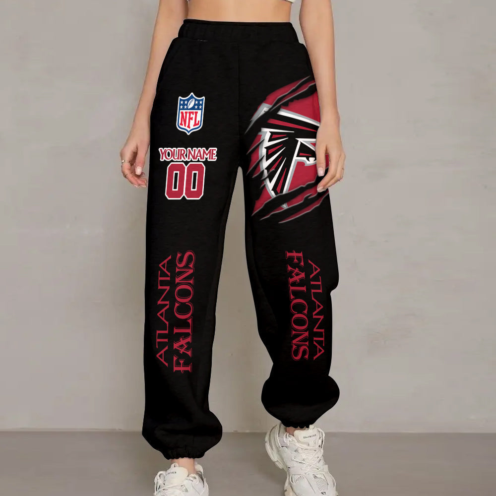 LIMITED EDITION - NEW PREMIUM NFL18 ATF ATLANTA FALCONS UNISEX LONG PANTS