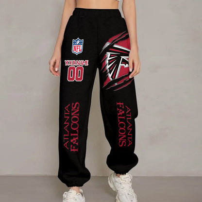 LIMITED EDITION - NEW PREMIUM NFL18 ATF ATLANTA FALCONS UNISEX LONG PANTS