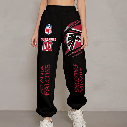 LIMITED EDITION - NEW PREMIUM NFL18 ATF ATLANTA FALCONS UNISEX LONG PANTS