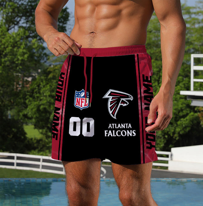 LIMITED EDITION - NEW CUSTOMIZED NFL18 ATF ATLANTA FALCONS UNISEX SHORT PANTS