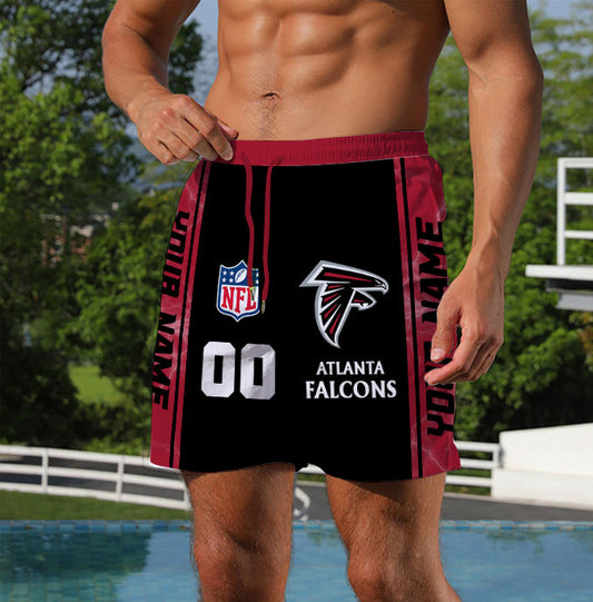LIMITED EDITION - NEW CUSTOMIZED NFL18 ATF ATLANTA FALCONS UNISEX SHORT PANTS