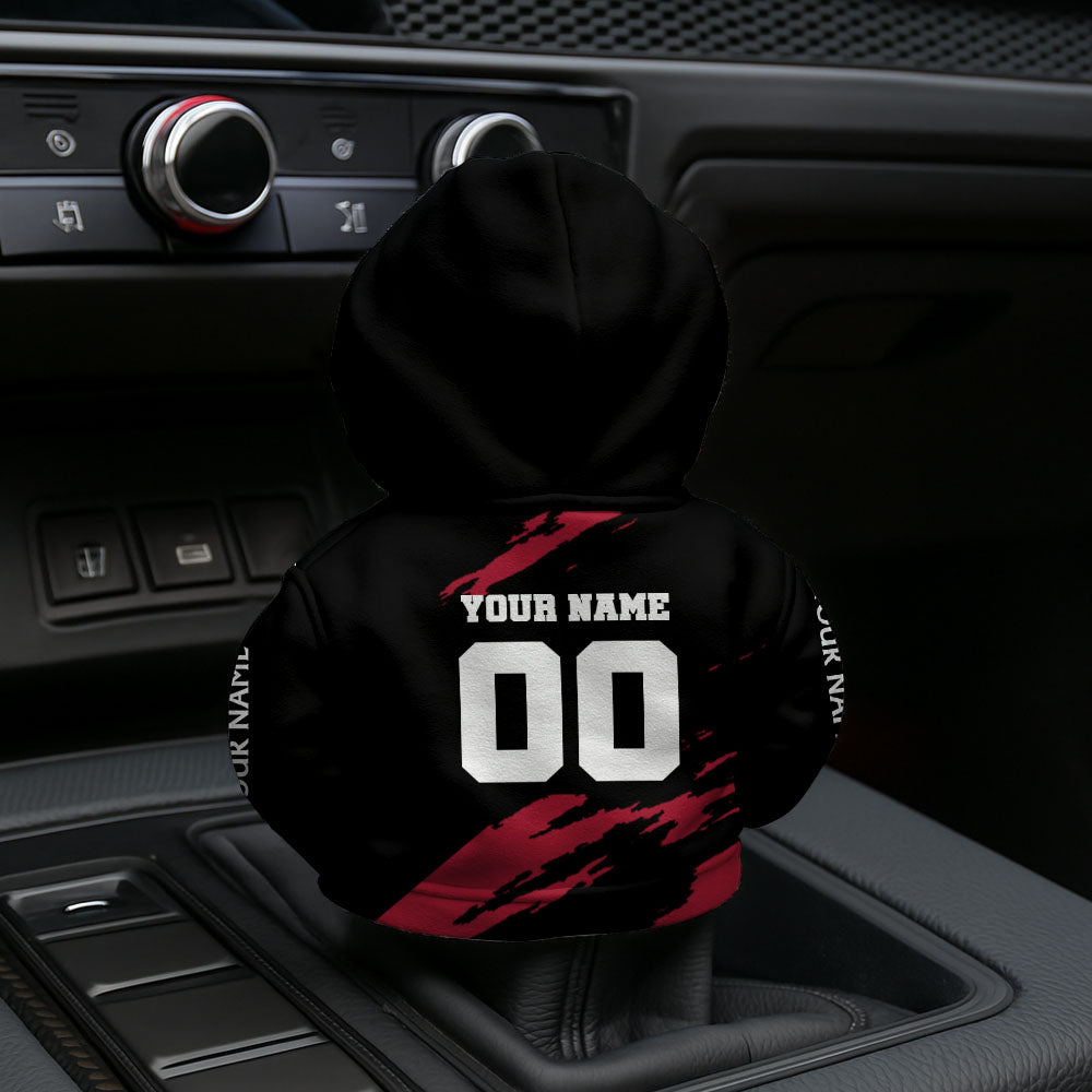 LIMITED EDITION - NEW CUSTOMIZED NFL18 ATF ATLANTA FALCONS CAR HOODIE SHIFT KNOB COVER