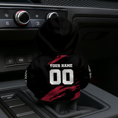 LIMITED EDITION - NEW CUSTOMIZED NFL18 ATF ATLANTA FALCONS CAR HOODIE SHIFT KNOB COVER