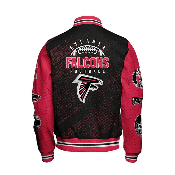 LIMITED EDITION - NEW CUSTOMIZED NFL18 ATF ATLANTA FALCONS SATIN VARSITY JACKET & BASEBALL JACKET