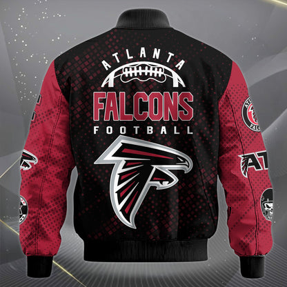 LIMITED EDITION - NEW CUSTOMIZED NFL18 ATF ATLANTA FALCONS SATIN VARSITY JACKET & LONG PANTS