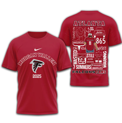 LIMITED EDITION - NEW CUSTOMIZED NFL18 ATF ATLANTA FALCONS T-SHIRT | MULTIPLE COLORS AVAILABLE