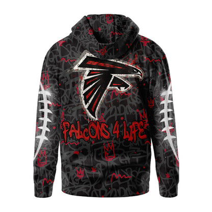 LIMITED EDITION - NEW CUSTOMIZED NFL18 ATF ATLANTA FALCONS UNISEX T-SHIRT, POLO, HOODIE & JACKETS