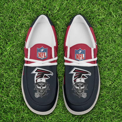 LIMITED EDITION - NEW CUSTOMIZED NFL18 ATF ATLANTA FALCONS LOAFER SHOES