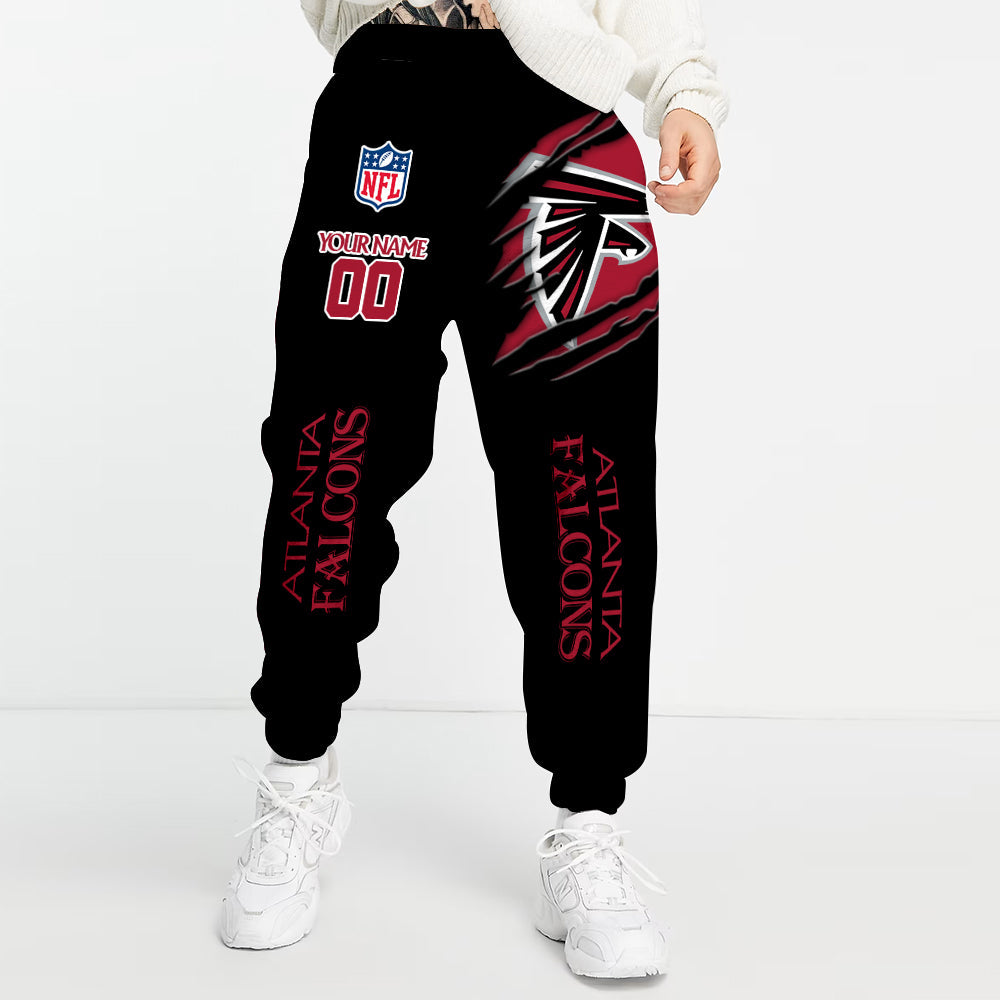 LIMITED EDITION - NEW PREMIUM NFL18 ATF ATLANTA FALCONS UNISEX LONG PANTS