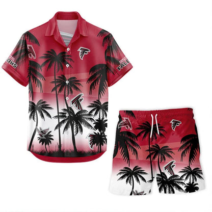LIMITED EDITION - NEW CUSTOMIZED NFL18 ATF ATLANTA FALCONS UNISEX HAWAIIAN SHIRT & SHORTS SET
