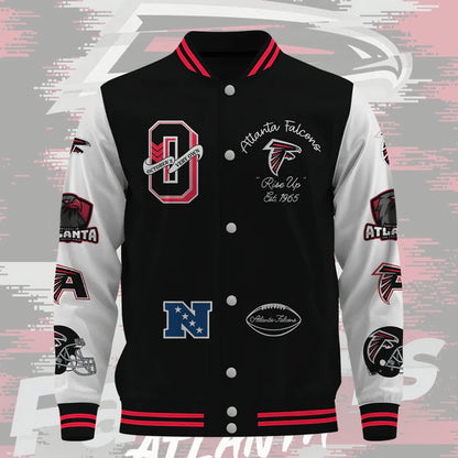 LIMITED EDITION - NEW CUSTOMIZED NFL18 ATF ATLANTA FALCONS BASEBALL JACKET