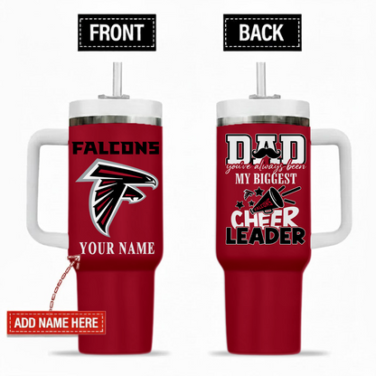 [SPECIAL OFFER] NEW CUSTOMIZED NFL 18 ATF ATLANTA FALCONS 40OZ TUMBLER
