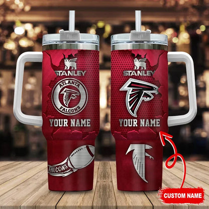 LIMITED EDITION - NEW CUSTOMIZED NFL18 ATF ATLANTA FALCONS TUMBLER CUP