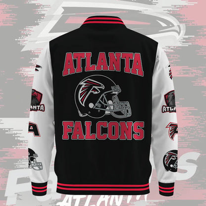 LIMITED EDITION - NEW CUSTOMIZED NFL18 ATF ATLANTA FALCONS BASEBALL JACKET