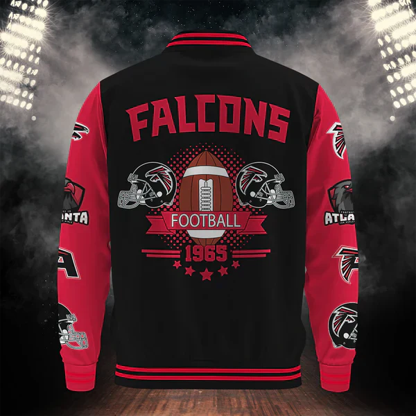 LIMITED EDITION - NEW CUSTOMIZED NFL18 ATF ATLANTA FALCONS BASEBALL JACKET