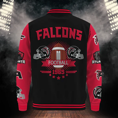 LIMITED EDITION - NEW CUSTOMIZED NFL18 ATF ATLANTA FALCONS BASEBALL JACKET