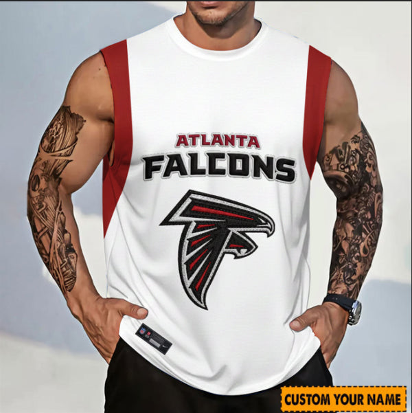 LIMITED EDITION - NEW CUSTOMIZED NFL18 ATF ATLANTA FALCONS TANKTOP & GYM SHIRT