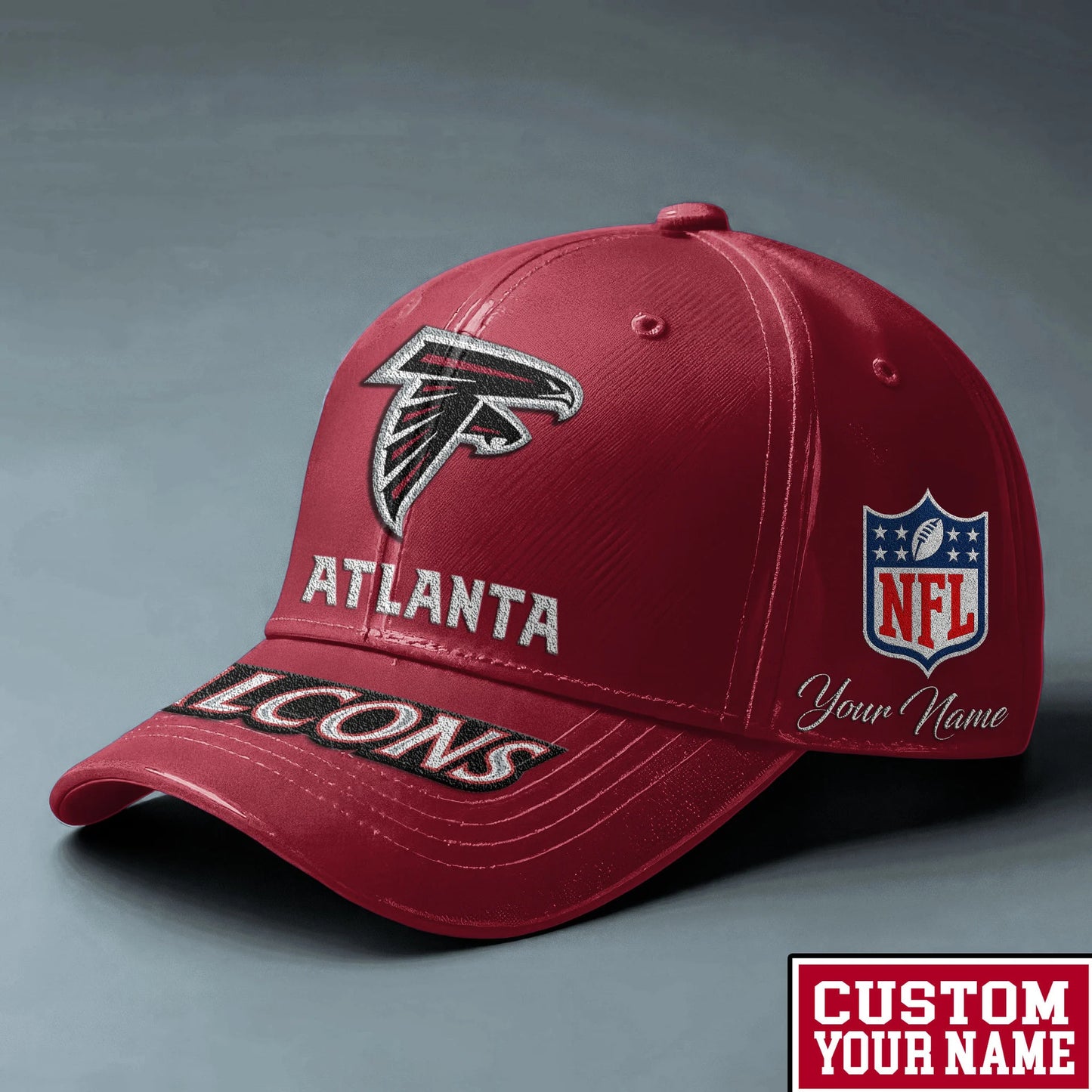LIMITED EDITION - NEW CUSTOMIZED NFL18 ATF ATLANTA FALCONS CLASSIC CAP