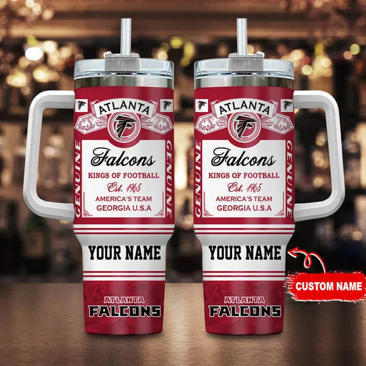 LIMITED EDITION - NEW CUSTOMIZED NFL18 ATF ATLANTA FALCONS TUMBLER CUP