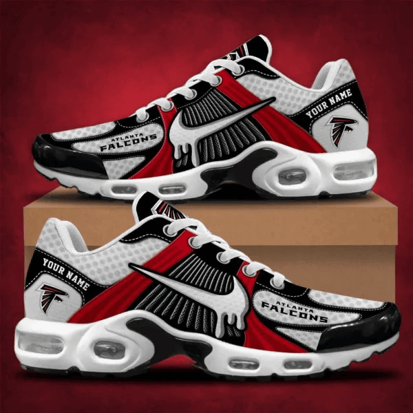 LIMITED EDITION - NEW CUSTOMIZED NFL18 ATF ATLANTA FALCONS UNISEX AIR MAX PLUS SNEAKERS