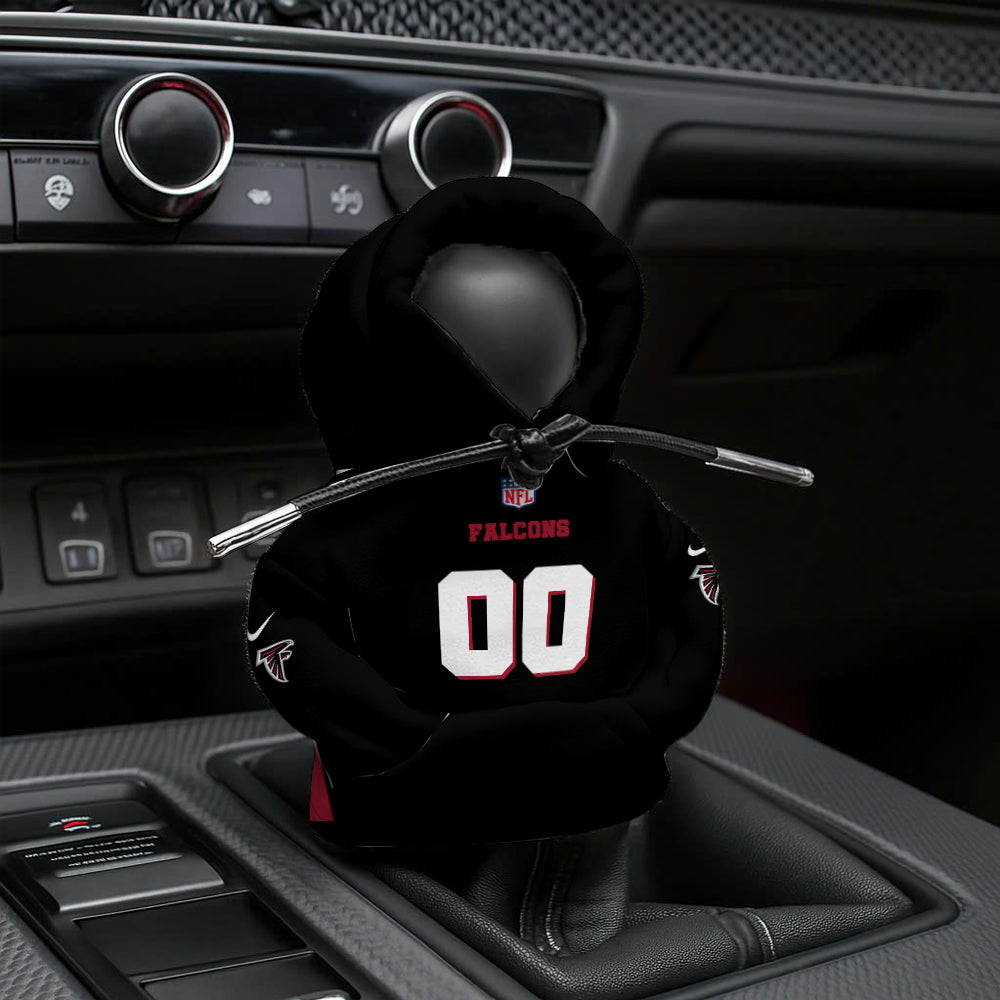 LIMITED EDITION - NEW CUSTOMIZED NFL18 ATF ATLANTA FALCONS AUTOMOTIVE HOODIE SHIFT KNOB COVER