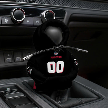 LIMITED EDITION - NEW CUSTOMIZED NFL18 ATF ATLANTA FALCONS AUTOMOTIVE HOODIE SHIFT KNOB COVER