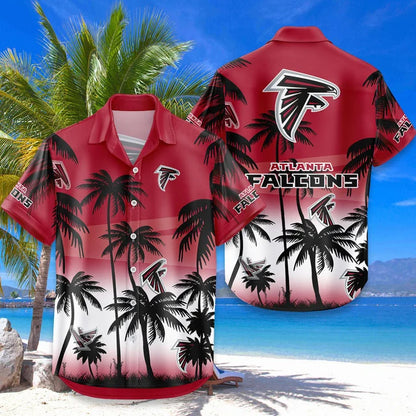 LIMITED EDITION - NEW CUSTOMIZED NFL18 ATF ATLANTA FALCONS UNISEX HAWAIIAN SHIRT & SHORTS SET