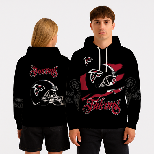 LIMITED EDITION - NEW CUSTOMIZED NFL18 ATF ATLANTA FALCONS UNISEX T-SHIRT, POLO, HOODIE & JACKETS