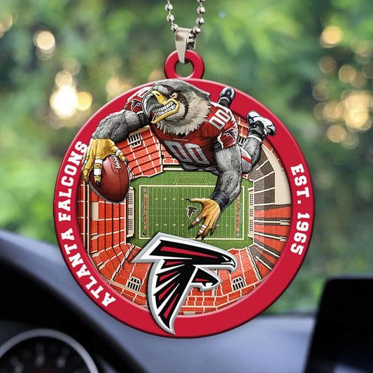 LIMITED EDITION - NEW CUSTOMIZED NFL18 ATF ATLANTA FALCONS ORNAMENT