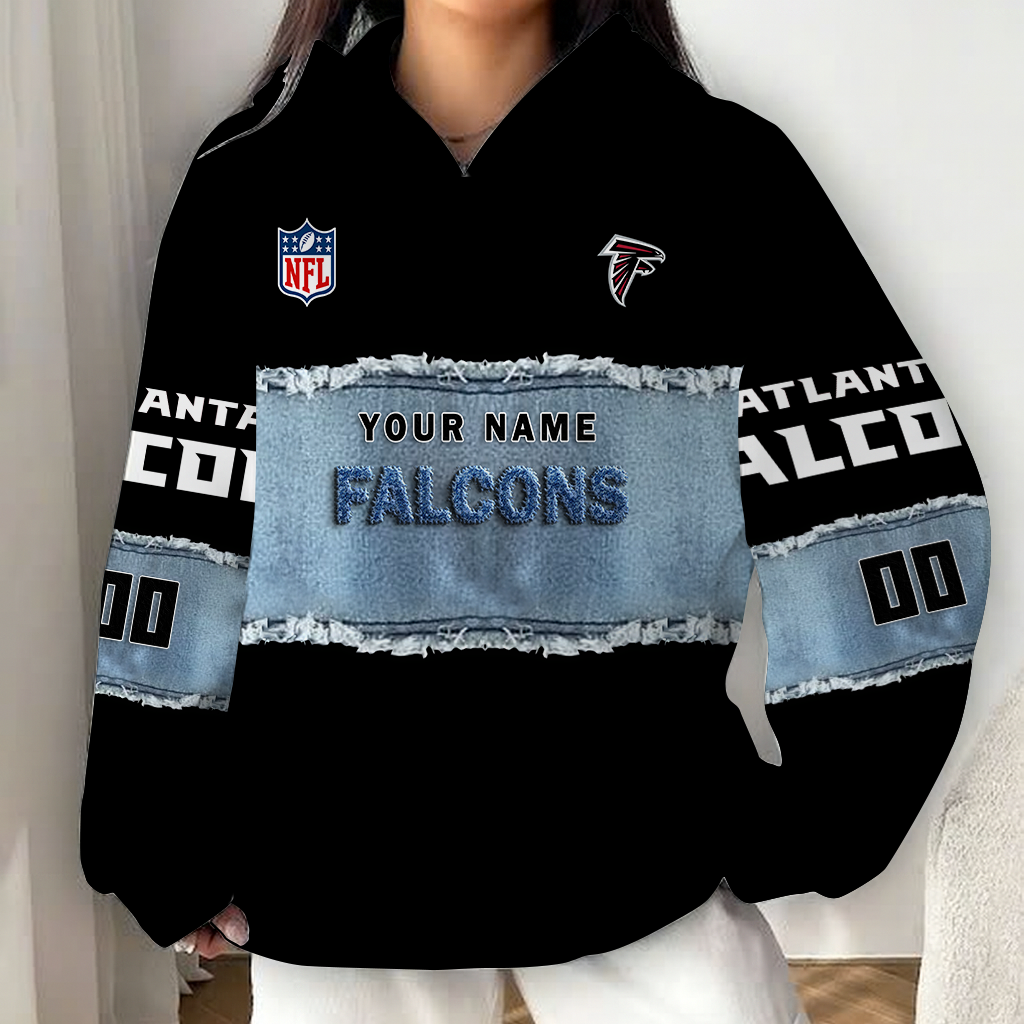 LIMITED EDITION - NEW CUSTOMIZED NFL18 ATF ATLANTA FALCONS UNISEX HOODIE