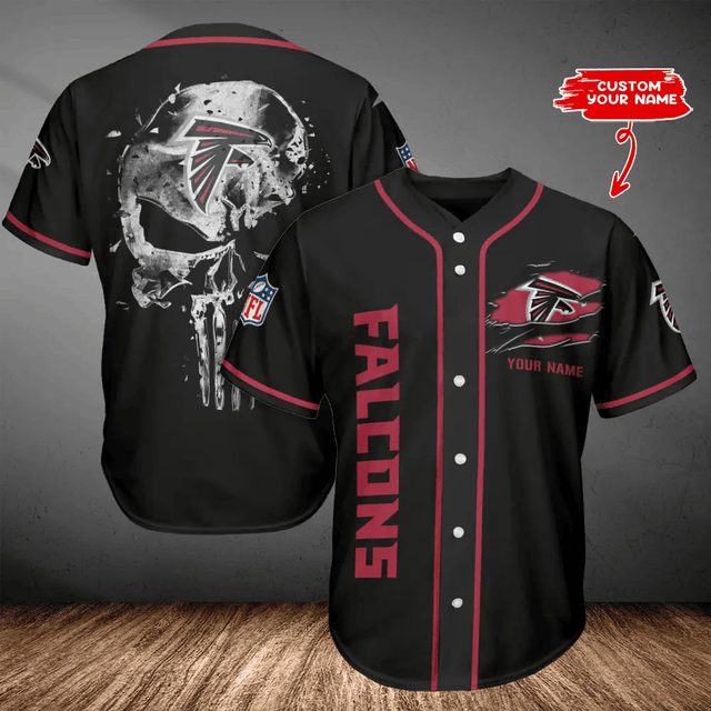 LIMITED EDITION - NEW CUSTOMIZED NFL18 ATF ATLANTA FALCONS BASEBALL JERSEY