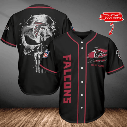 LIMITED EDITION - NEW CUSTOMIZED NFL18 ATF ATLANTA FALCONS BASEBALL JERSEY