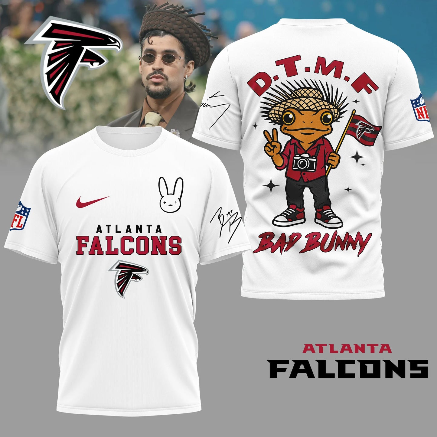 LIMITED EDITION - NEW CUSTOMIZED NFL18 ATF ATLANTA FALCONS T-SHIRT, HOODIE, ZIP HOODIE