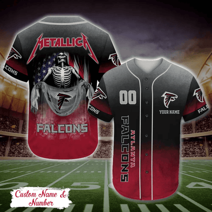 LIMITED EDITION - NEW CUSTOMIZED NFL18 ATF ATLANTA FALCONS BASEBALL JERSEY