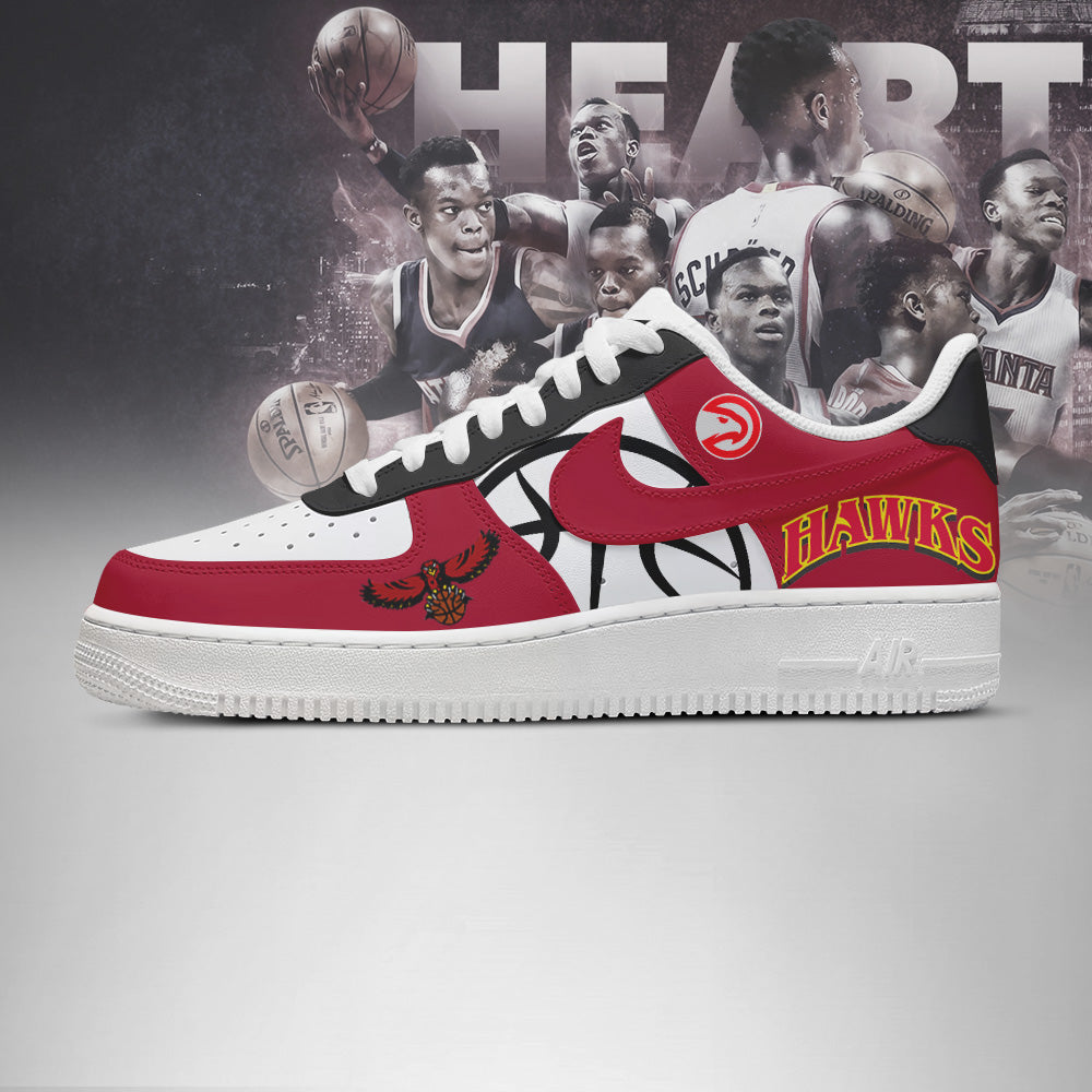 [HOT DEAL] NEW CUSTOMIZED NBA17 AHA ATLANTA HAWKS AF1 SHOES