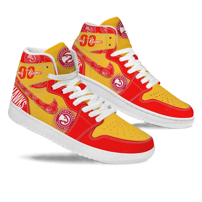 [HOT DEAL] NEW CUSTOMIZED NBA17 AHA ATLANTA HAWKS AIR JORDAN SNEAKERS